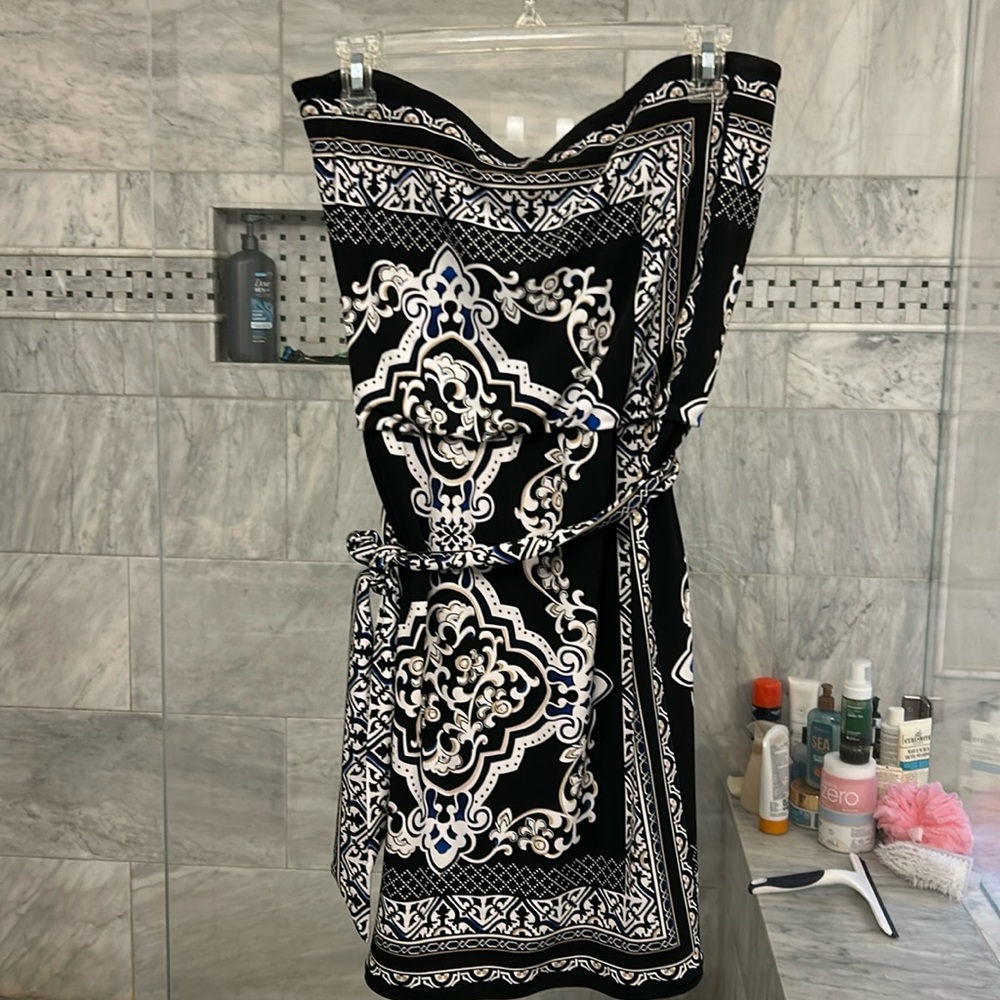 Strapless WHBM summer dress